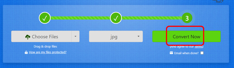 Click Convert Save Image Zamzar