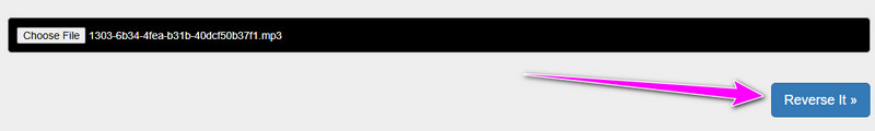 Click Reverse It Button Online MP3 Reverser