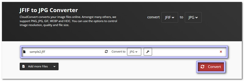 Cloudconvert Convert Jfif to Jpg Online