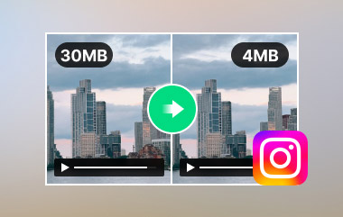 Pakkaa video Instagramia varten