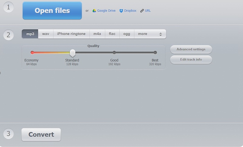 Convertir 3GP a MP3 en línea