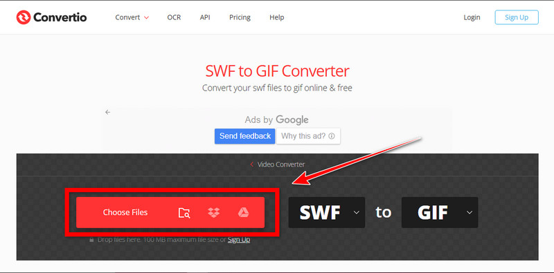 Converti file scelto