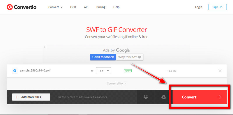 Convertio Converti in GIF