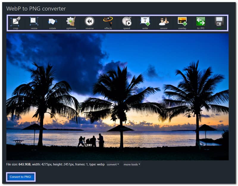 Ezgif Convert Webp to Png Online