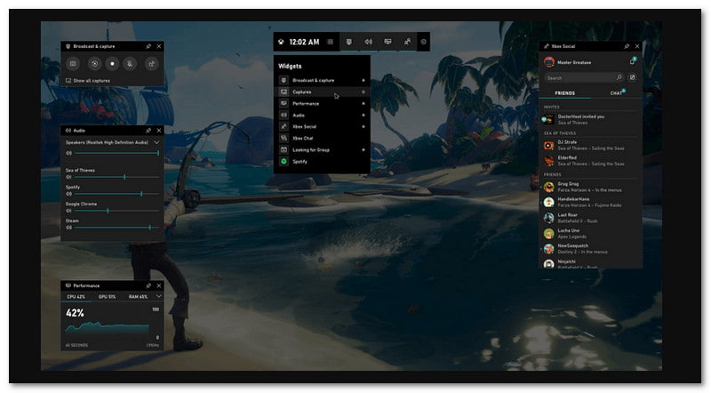 ゲームバーでSteamのゲームプレイを記録