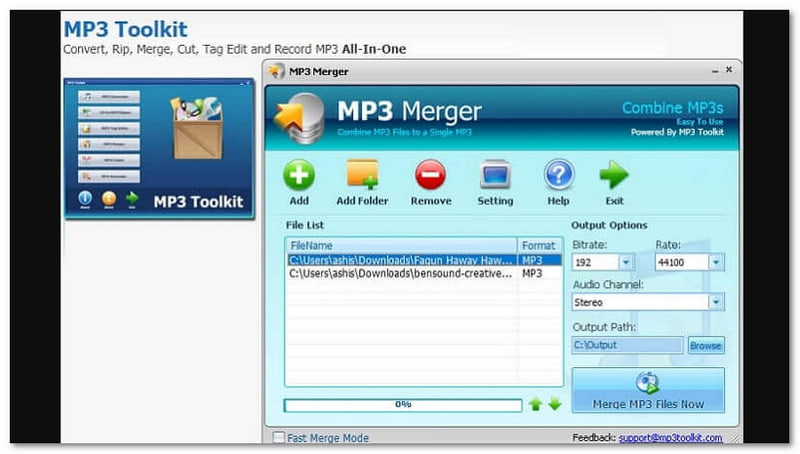 Mp3 Toolkit 最佳音频合并器
