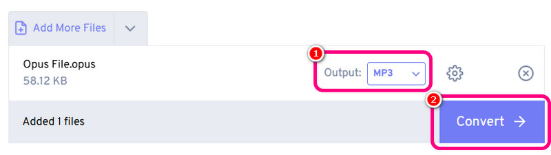 Ausgabeformat Wählen Sie MP3 Konvertieren Freeconvert
