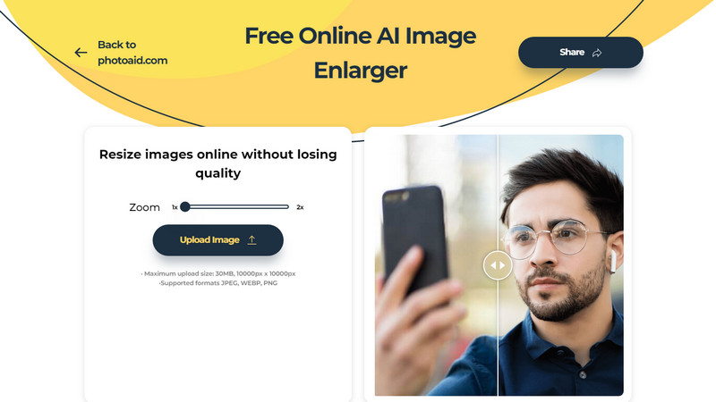 Μεγεθυντής εικόνας Photoaid