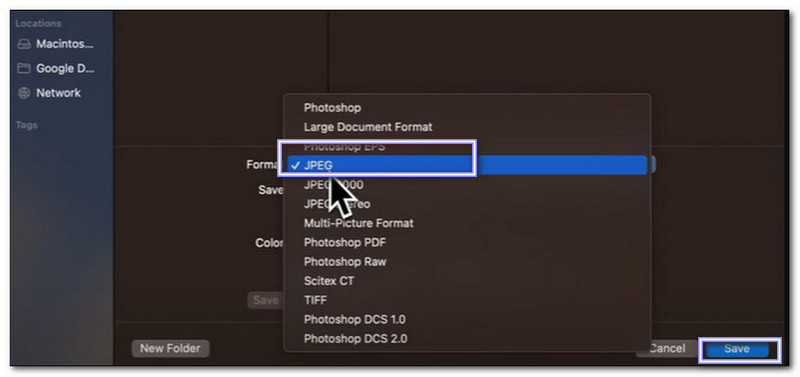 Photoshop Convert Avif to Jpg