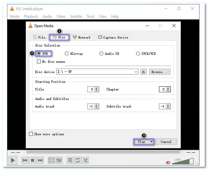 Reproducir DVD en una computadora portátil con VLC