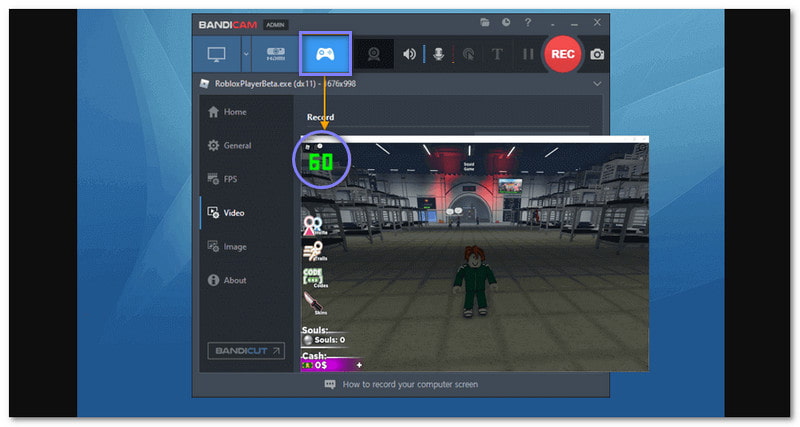 Nagrywaj rozgrywkę w Roblox za pomocą Bandicam
