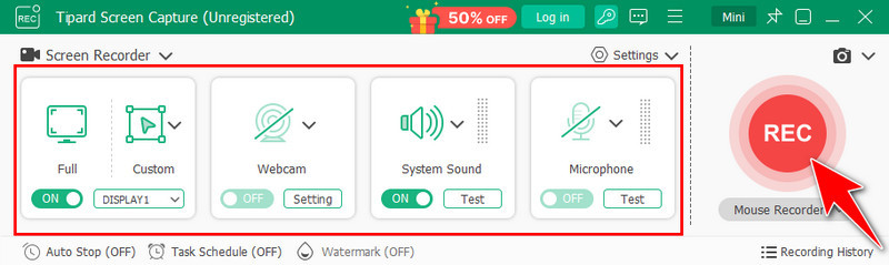 Start Screen Recording