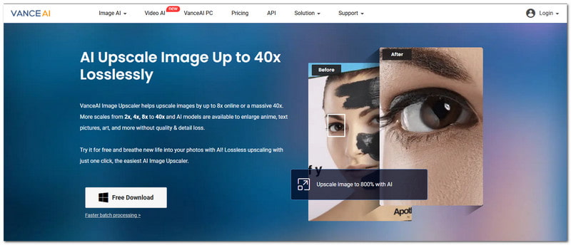 Vanceai Image Enhancer Icons8 Upscaler Alternative