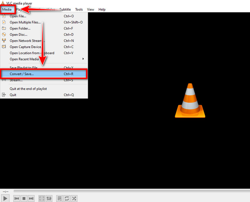 VLC Apri file