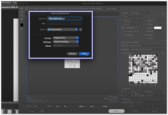 Adobe Photoshop Convertir GIF en MOV
