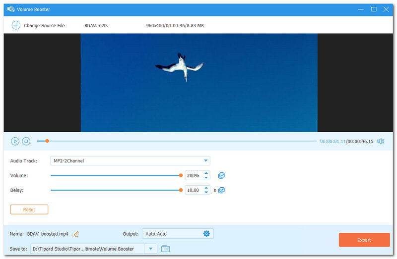 Avaide Video Converter Video Volume Booster sul desktop