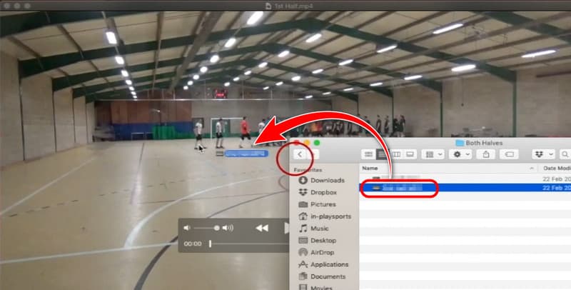 拖放视频 Quicktime