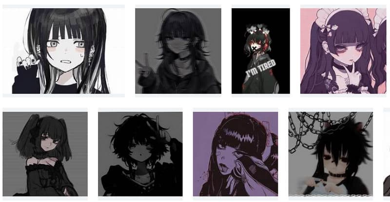 Emo Anime Girl Pfp