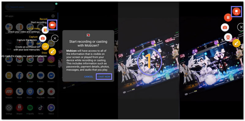 如何使用 Mobizen 屏幕录像机
