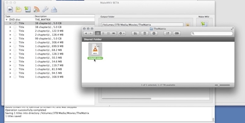 MakemkvでDVDをMacに保存