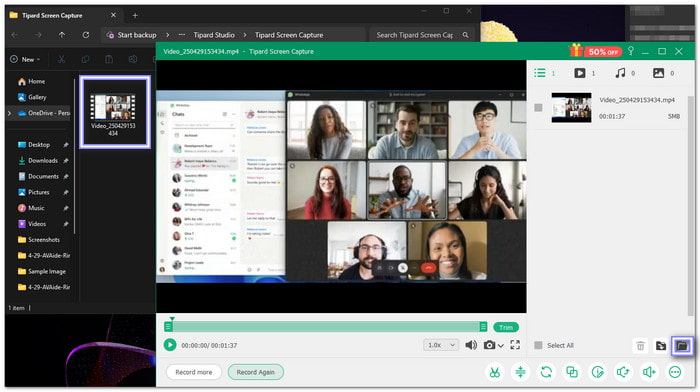Save Recorded WhatsApp Video Call