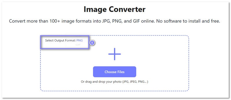 Seleccione PNG como su tipo de archivo