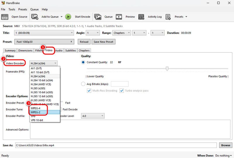 Video Encoding Handbrake