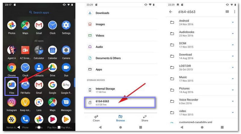 在 Android 手机上查看 SD 卡上的照片