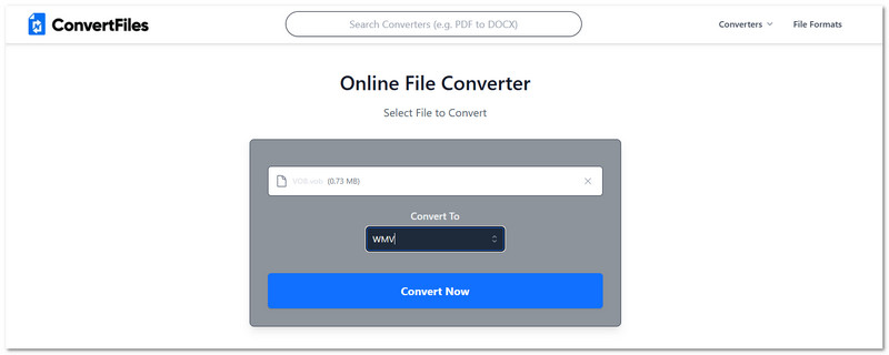 Convertfiles Online Vob To Wmv Converter
