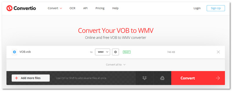 Convertio Online Vob To Wmv Converter