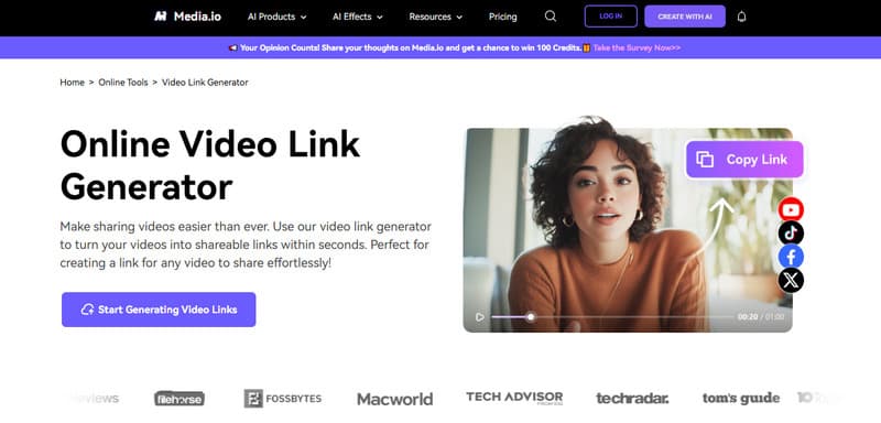 Media io Video Link