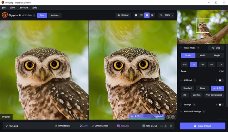 Topaz Gigapixel AI