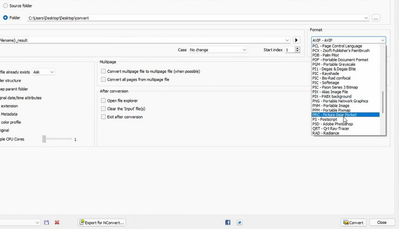Xnconvert 转换