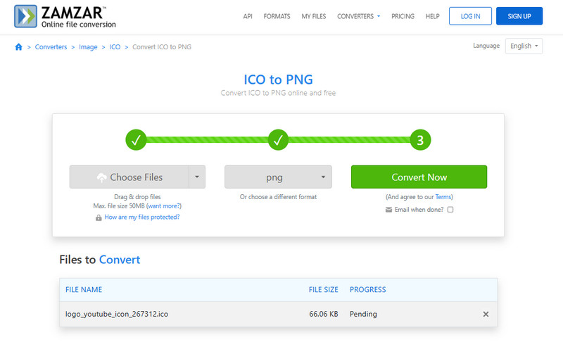 Zamzar 转换 ICO