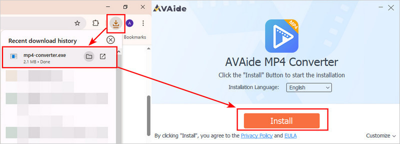 Baixe e instale o Avaide MP4 Converter.