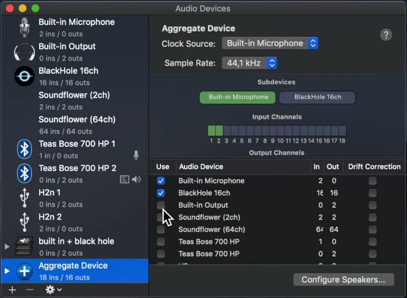 Aggregate Device