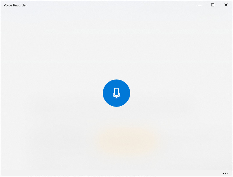 Windows Voice Recorder