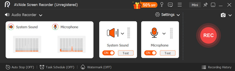 Audio Recorder Avaide 
