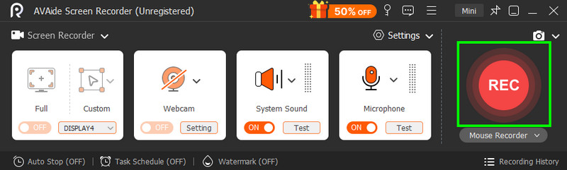 REC Düğmesi AVAide