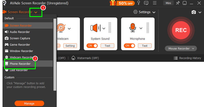 Phone Recorder AVAide