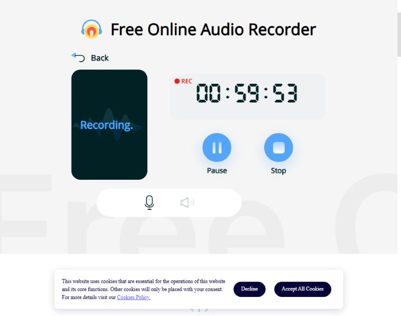 Apowersoft Microphone Recording