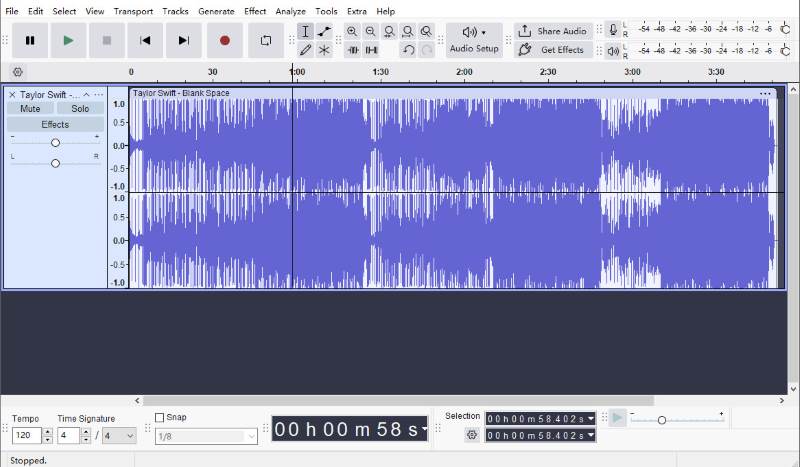 Audacity Interface
