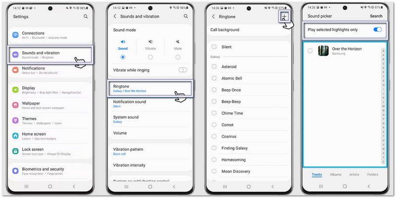 Using the Built-in Ringtone Maker on Samsung