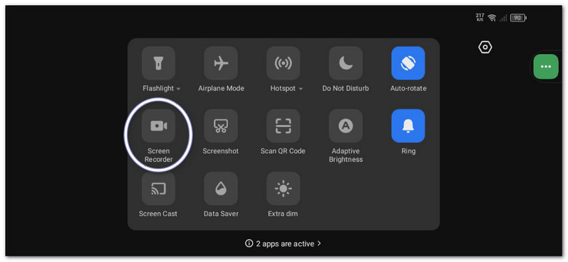 Using the Built-in Screen Recorder on Samsung