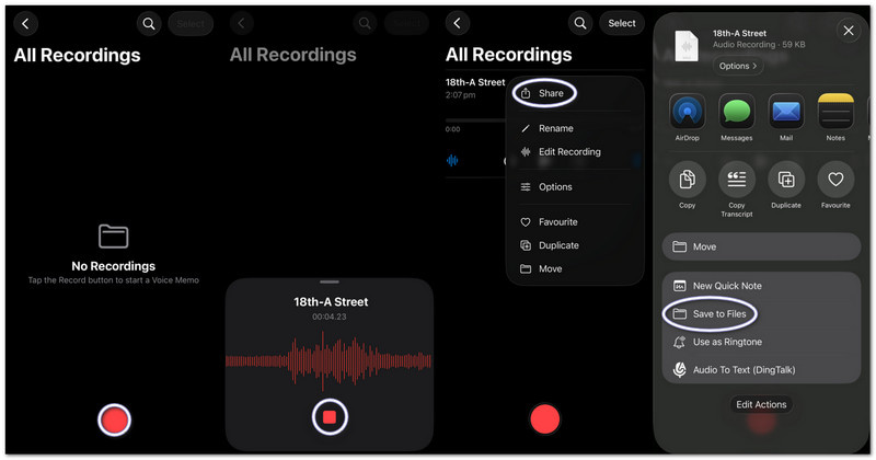 Using Voice Memo to Ringtone on iPhone