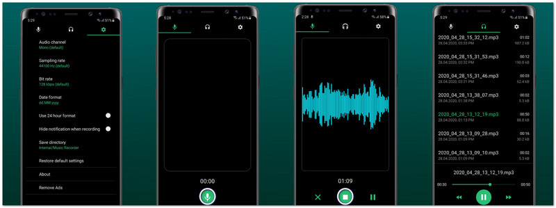 Recording Pure Internal Audio Using Music Recorder - Song Recorder