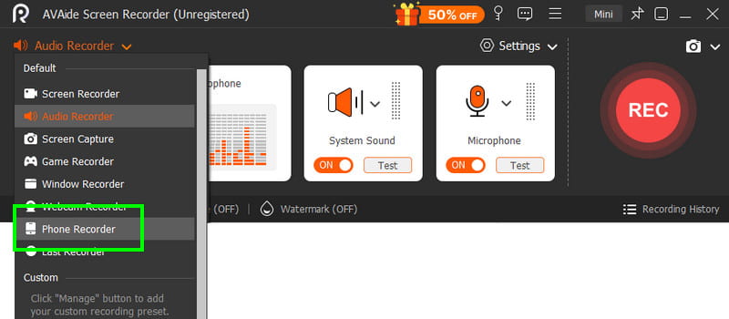 Phone Recorder AVAide