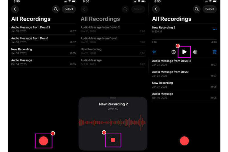 Record Music Voice Memos App