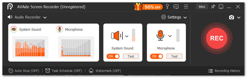 AVAide Screen Recorder as a Second Device to Record Speakerphone Calls