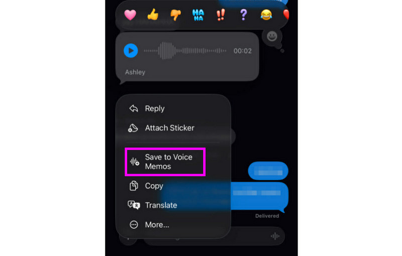 Save to Voice Memos